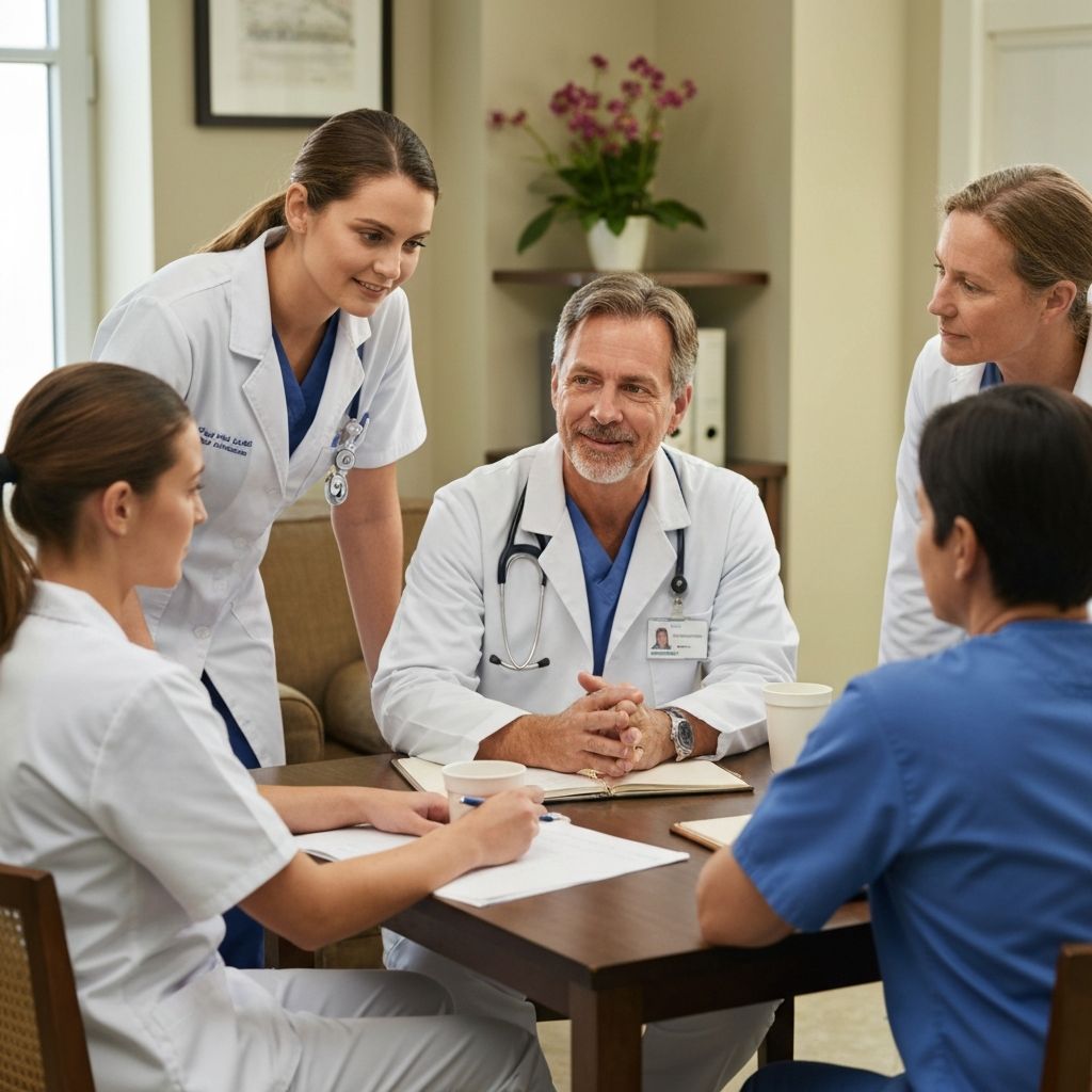 Professionals collaborating